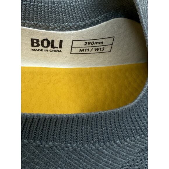 Casca Boli Slip On Sneaker Mens 11 Womens 13 Grey Knit Cushioned Athleisure Shoe - Picture 10 of 10